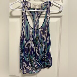 Rory Beca Ikat Racerback Tank Top